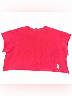 New never worn: Free People Sunset Color Cropped Short Sleeve Tee